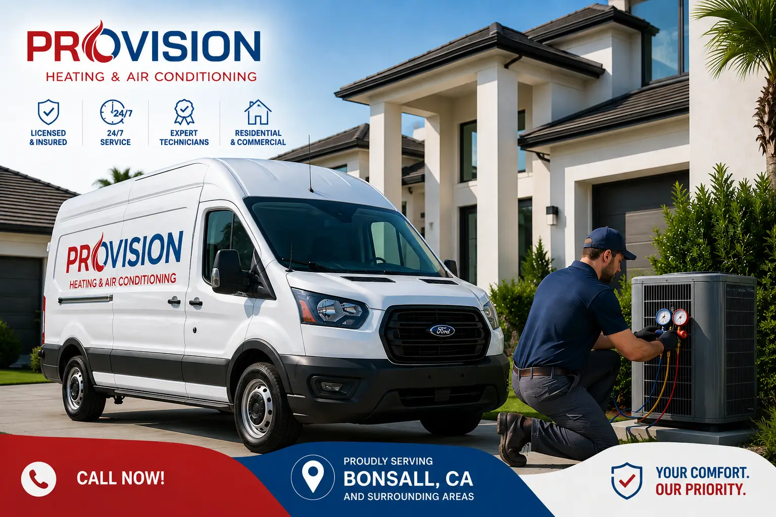 Top-Rated HVAC Services in Bonsall, CA
